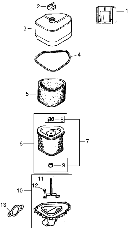 Air Intake/Filtration Assembly Kohler CV493S 27528