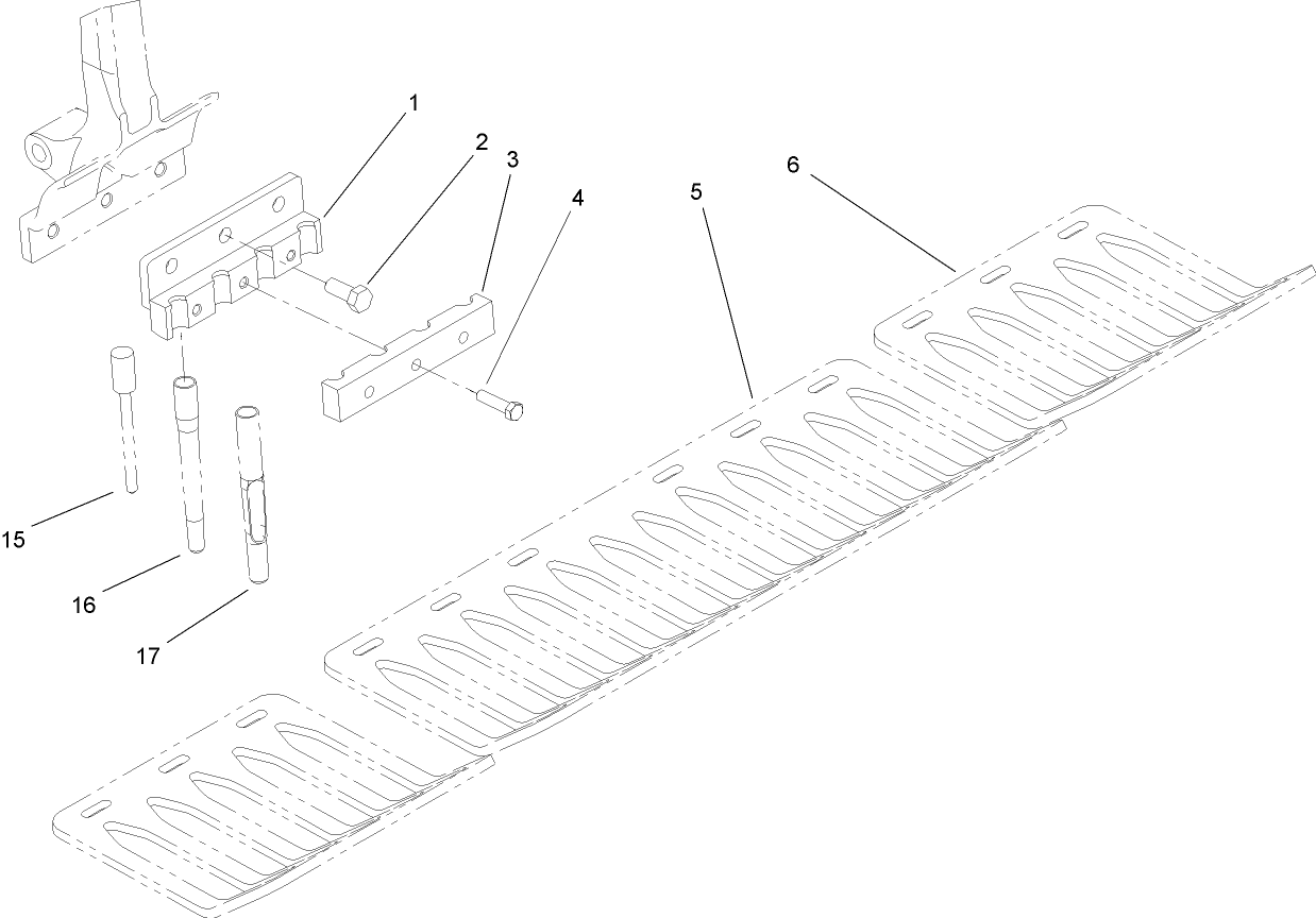 Four Tine, 3/4in Holder Model No. 09224 (Optional)