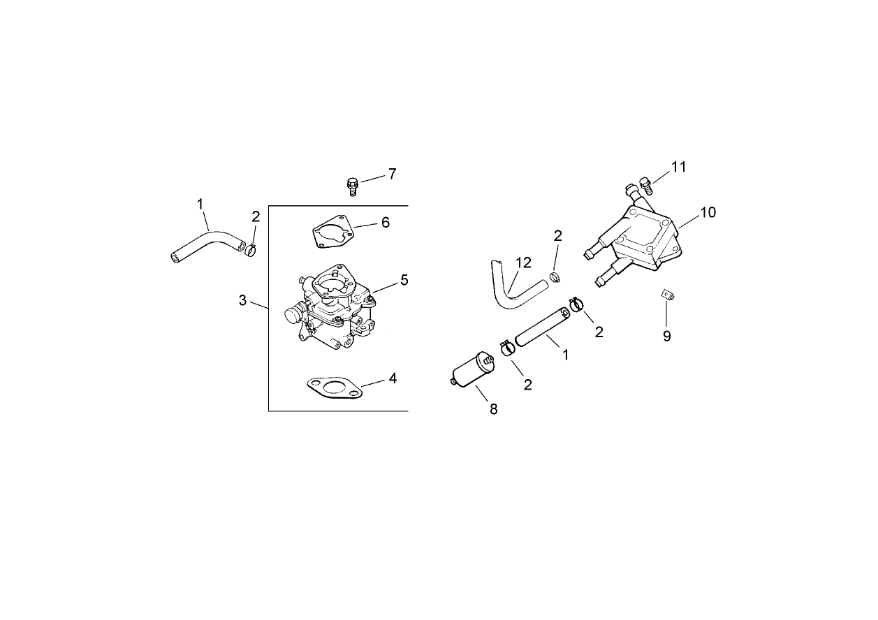 Group 8 - Fuel System Assembly  Kohler CH25S 68696