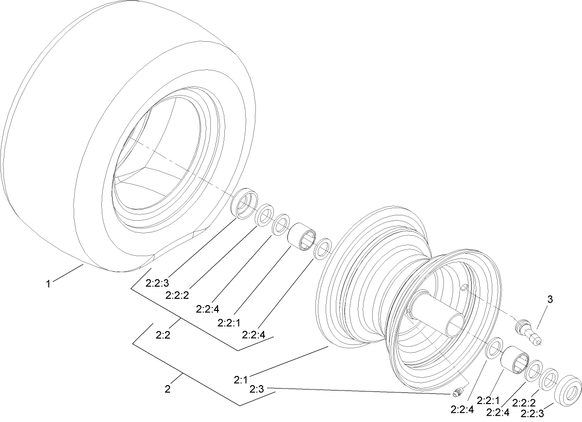 Wheel and Tire Assembly No. 98-4352