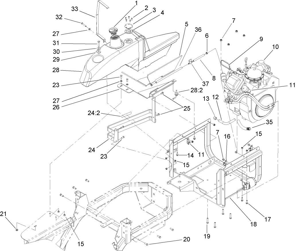 Engine Installation and Fuel Assembly