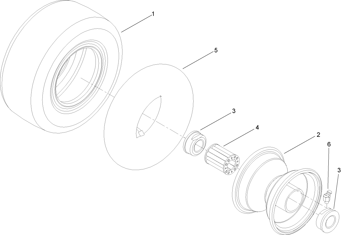 Caster Wheel Assembly No. 99-1268