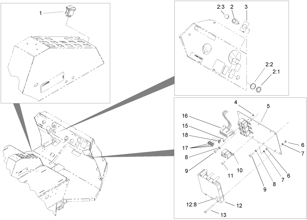 Multi Pro 5600 and 5700 Mounting Assembly