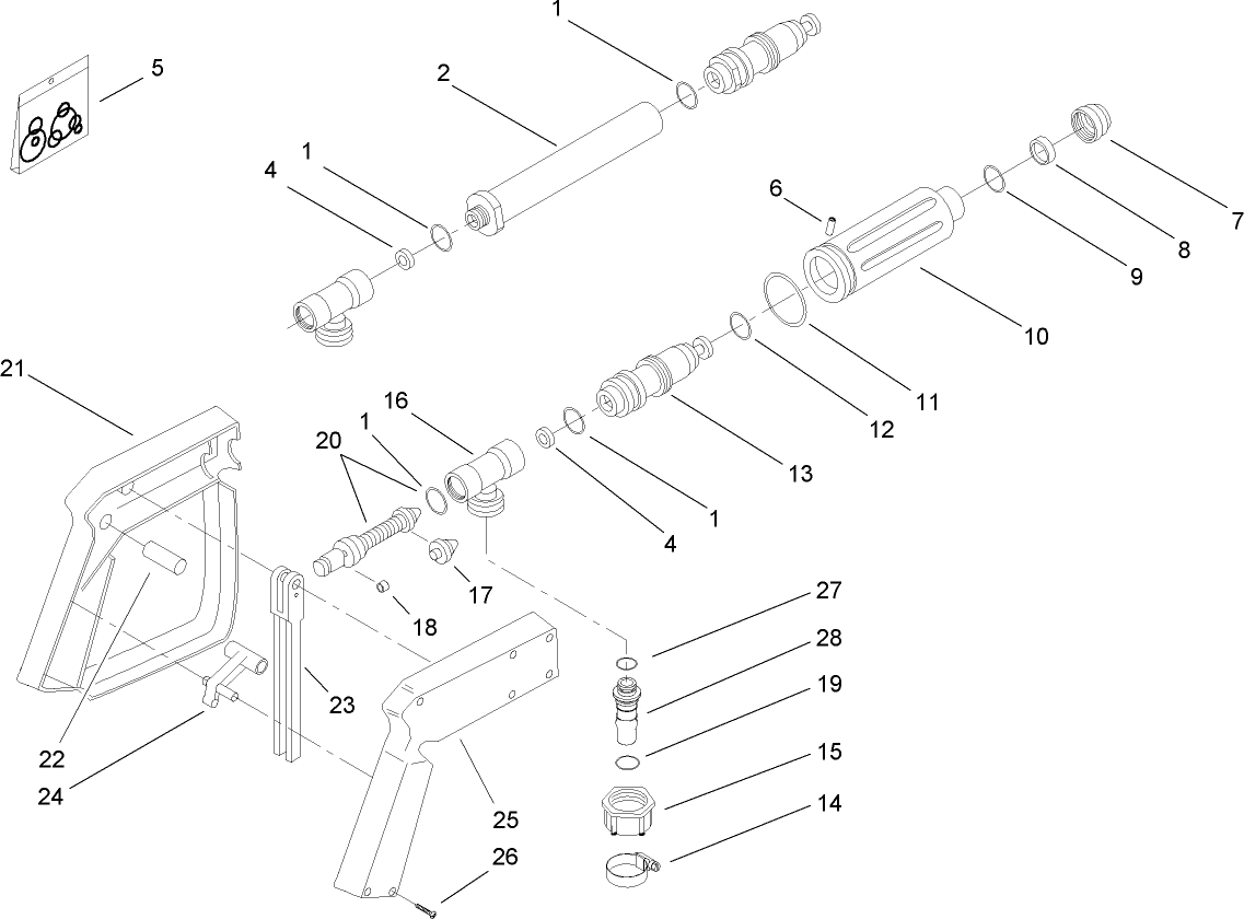 Handgun Assembly No. 100-6733