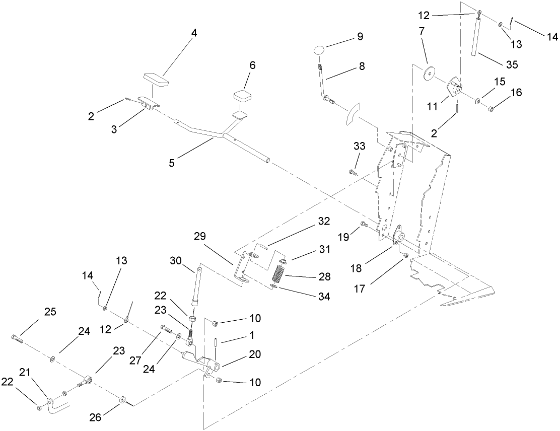 Traction Pedal Assembly