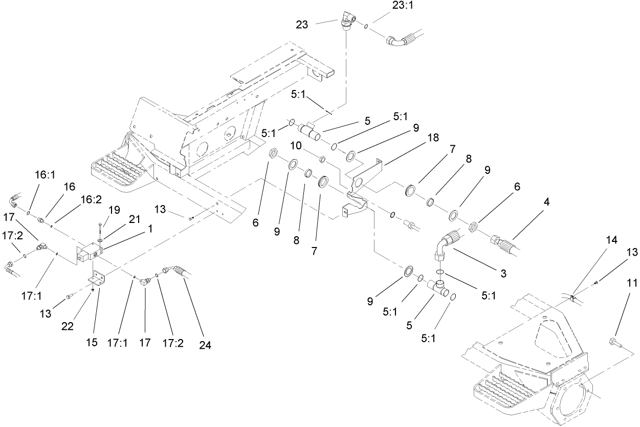 Front Hydraulic Drive Assembly