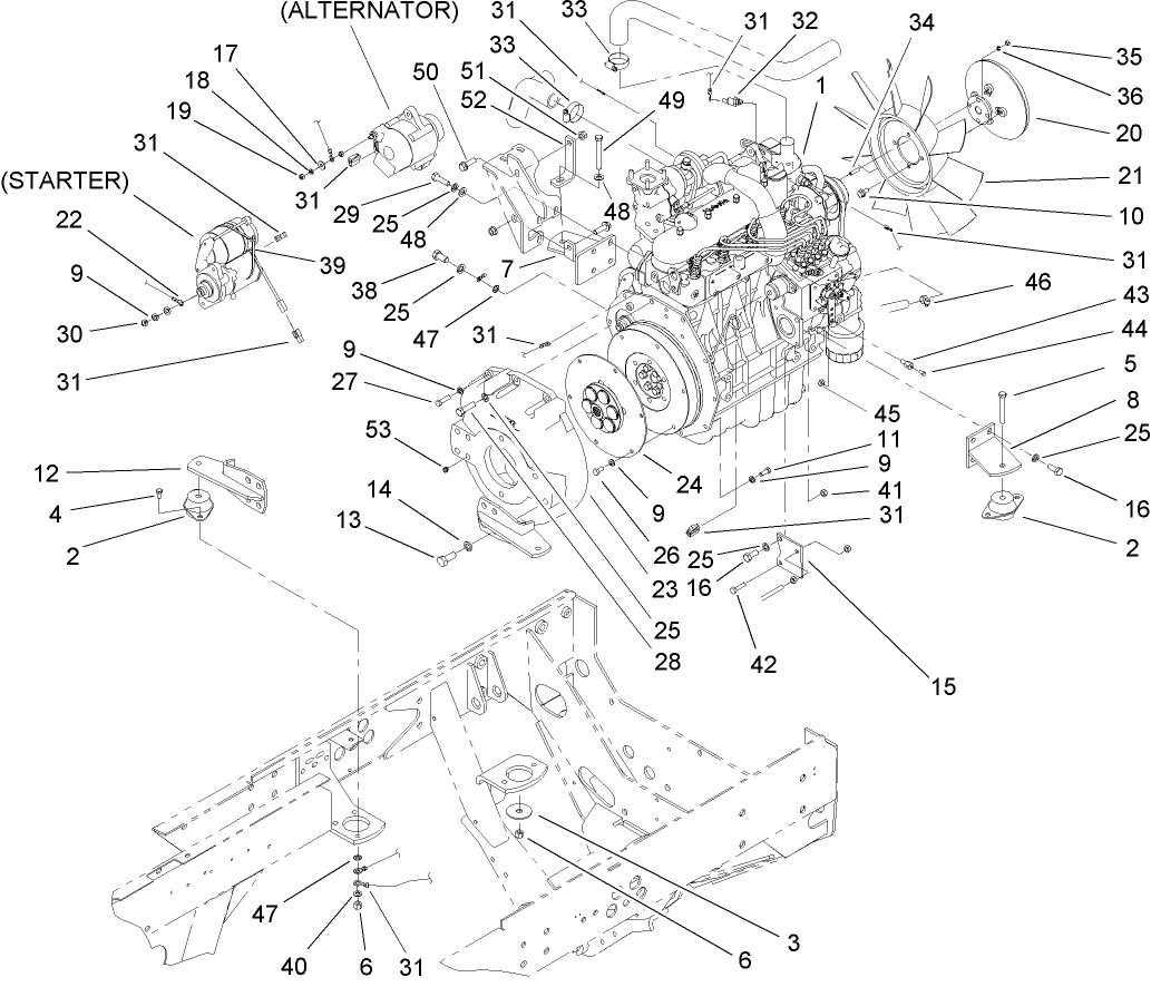 Engine Installation Assembly