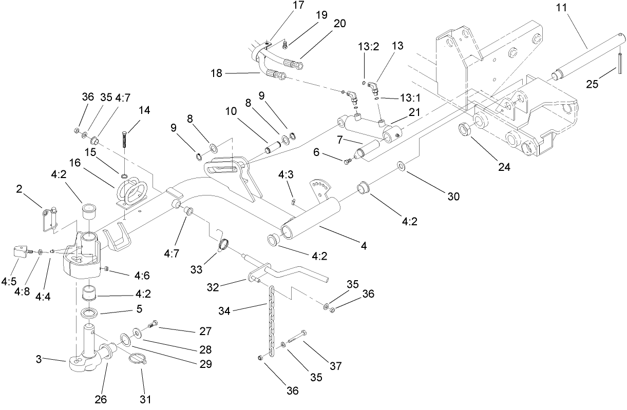 Front No. 1 Lift Arm Assembly