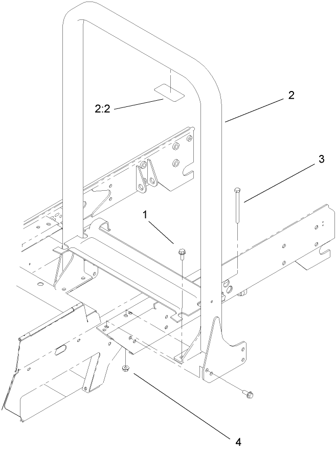 Roll-Over-Protection-System Assembly