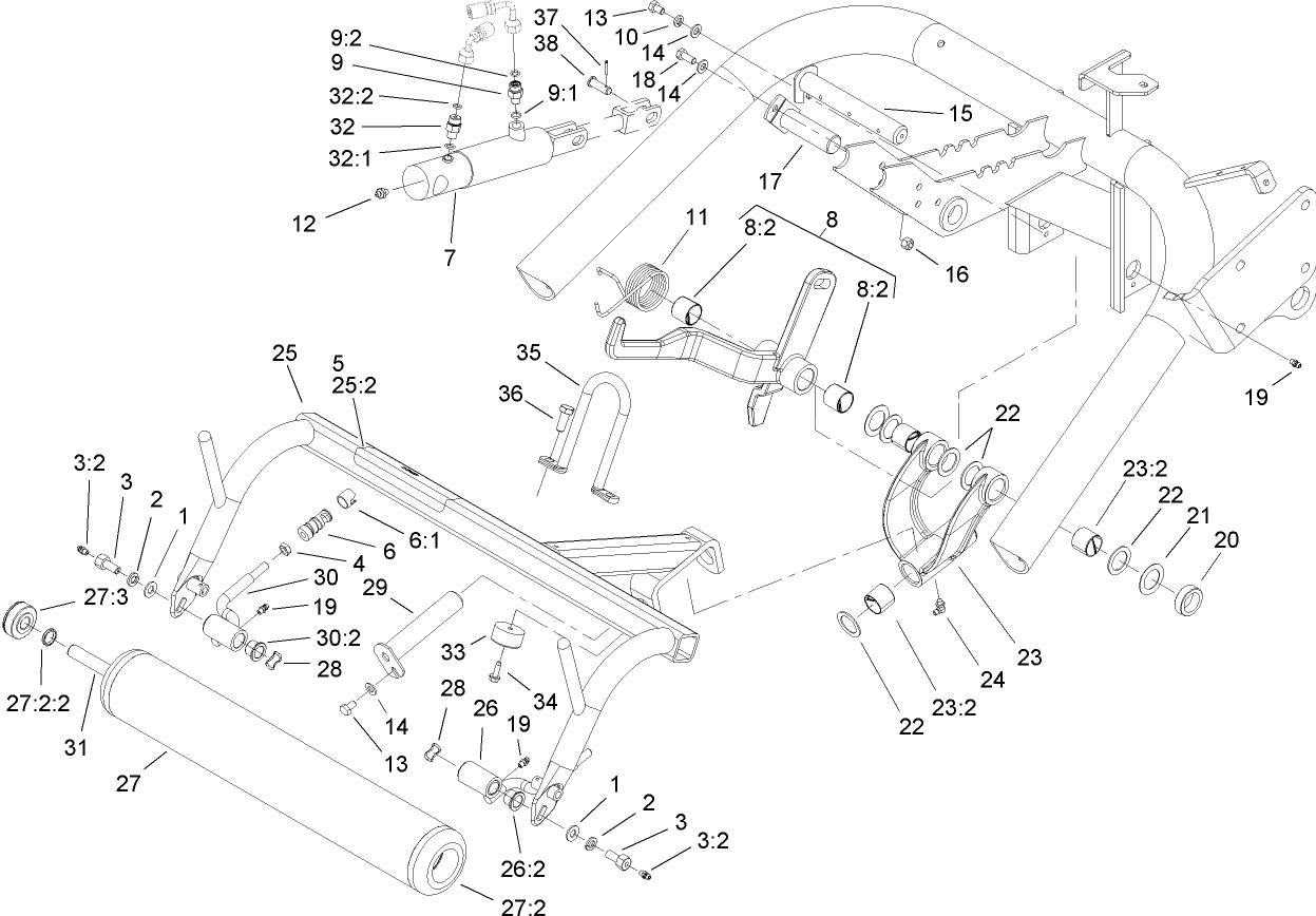 Center Pull Frame Assembly