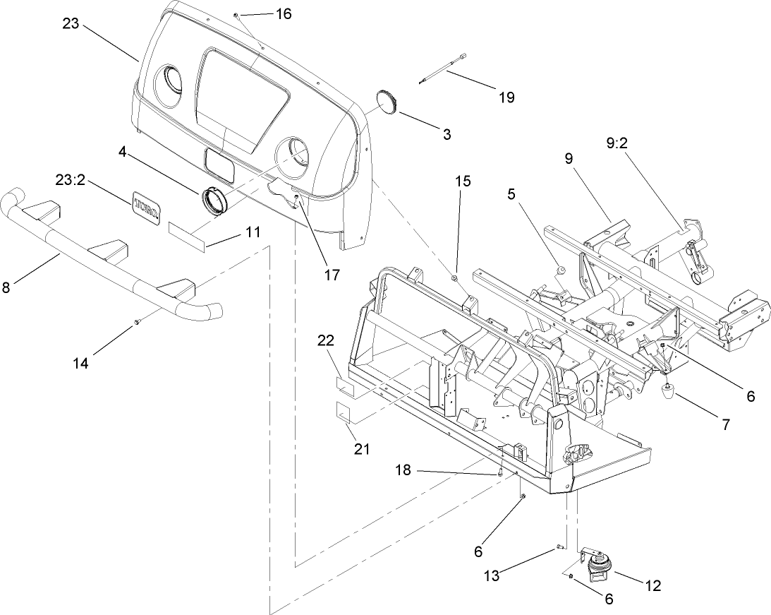 Hood and Bumper Assembly