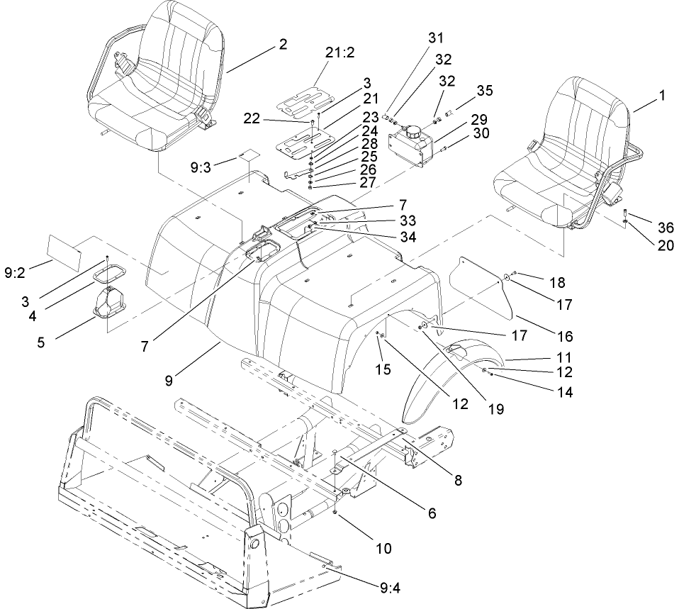 Shroud and Seat Assembly