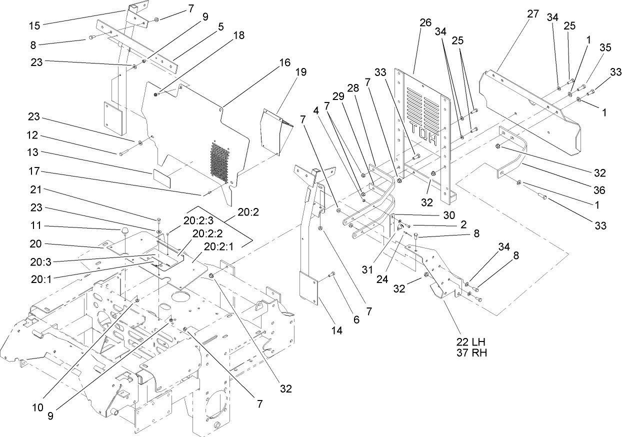 Cooling Mounting Frame Assembly