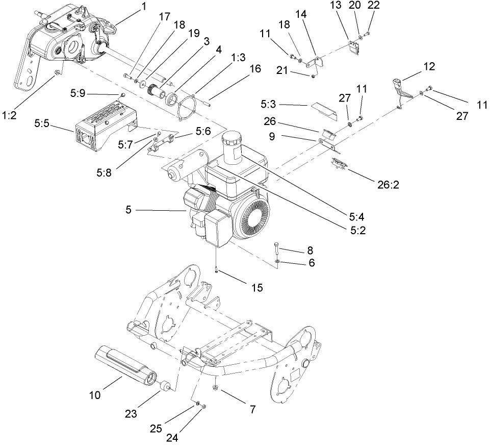 Engine and Transmission Installation Assembly
