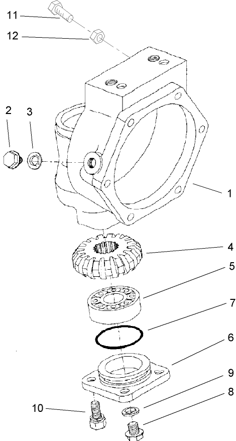 Axle Case Assembly Rear Axle Assembly No. 100-3784