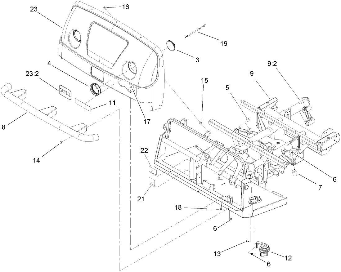 Hood and Bumper Assembly