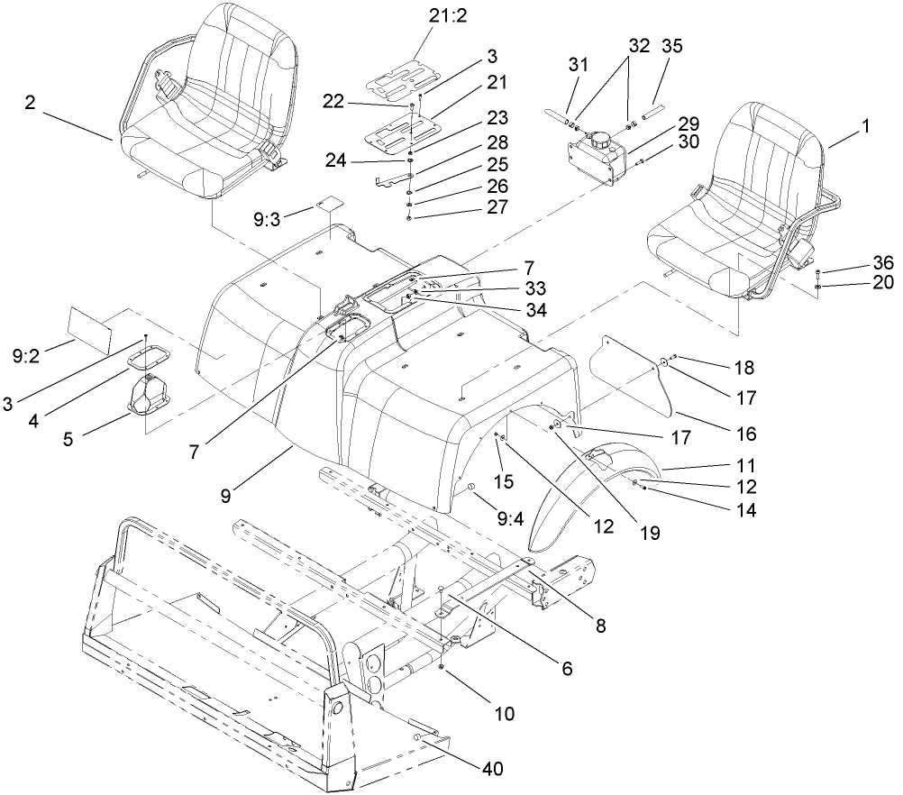 Shroud and Seat Assembly