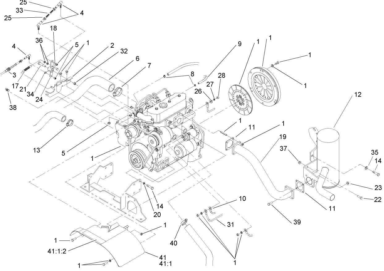Diesel Engine Assembly