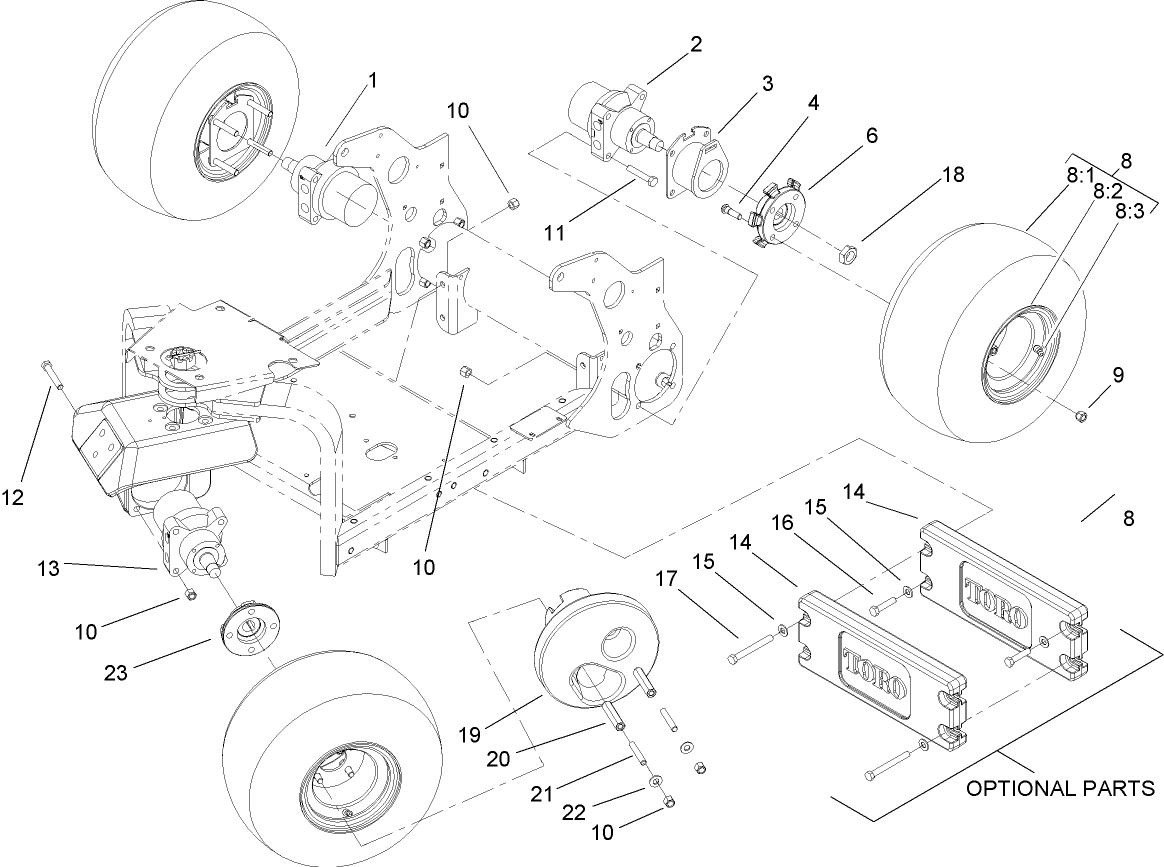 Wheel and Motor Assembly