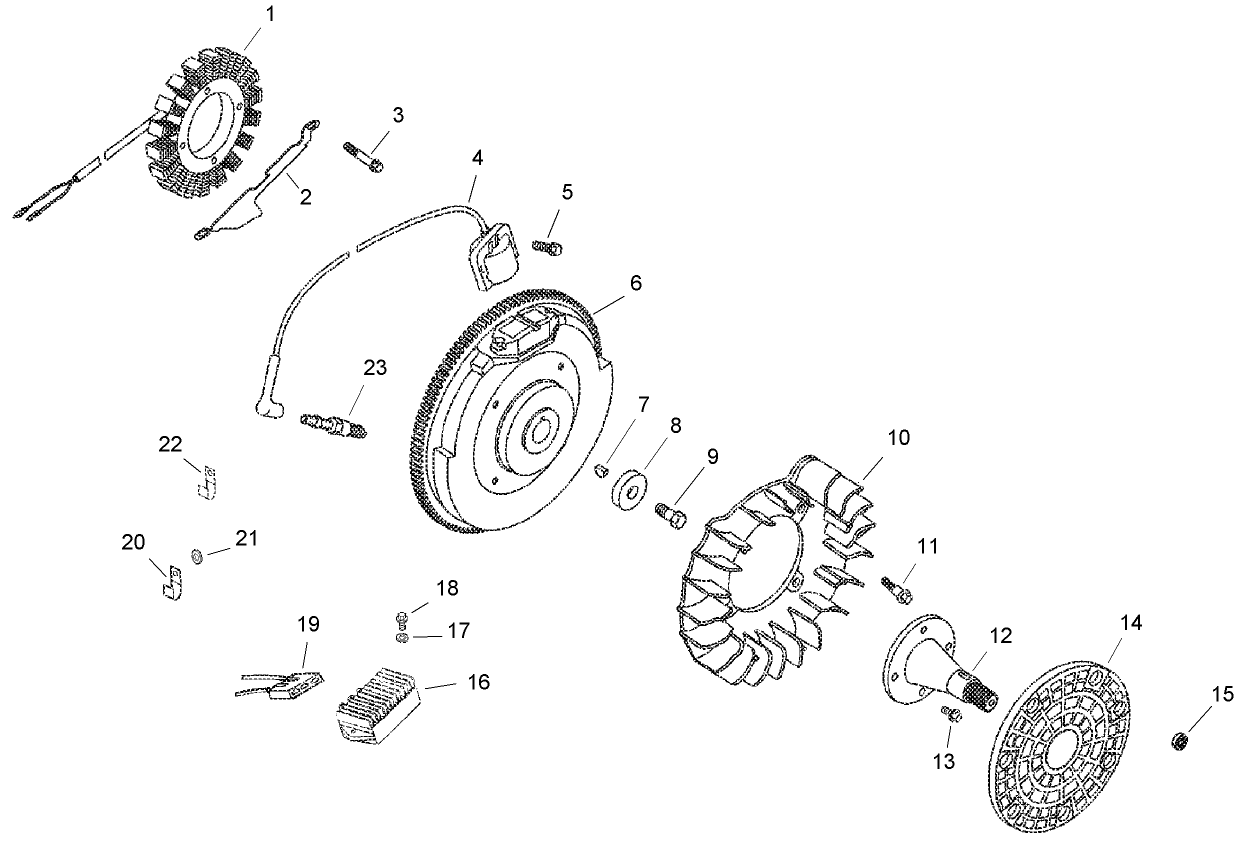 Ignition and Electrical Assembly  Kohler CH23-76548