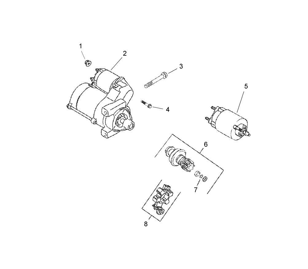 Starting System Assembly  Kohler CH23-76548