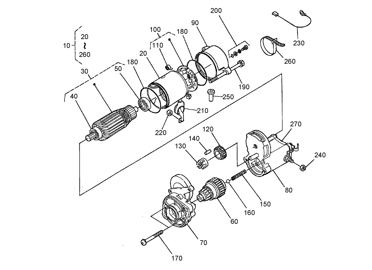 Starter (Component Parts) Assembly