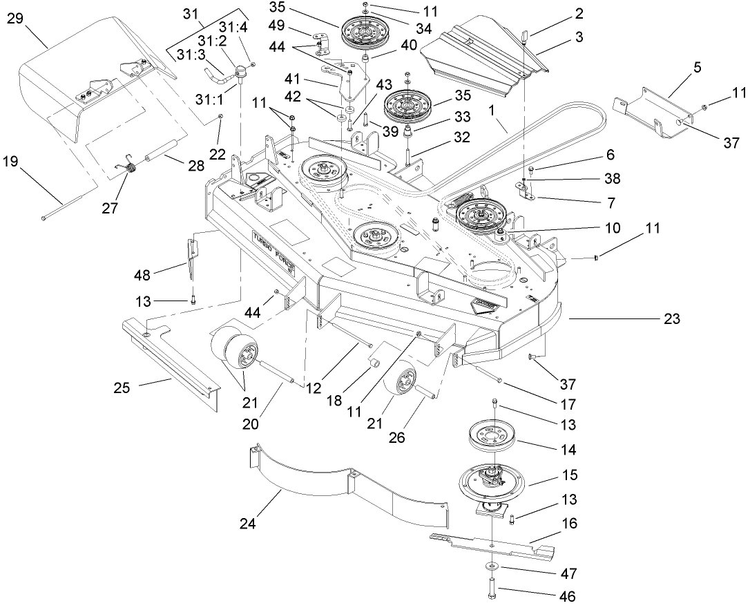 Deck Assembly No. 107-1670