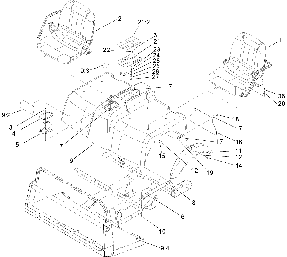 Shroud and Seat Assembly