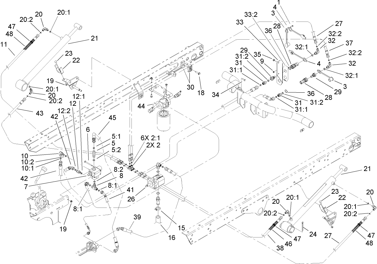 Lift Valve and Hydraulic Assembly