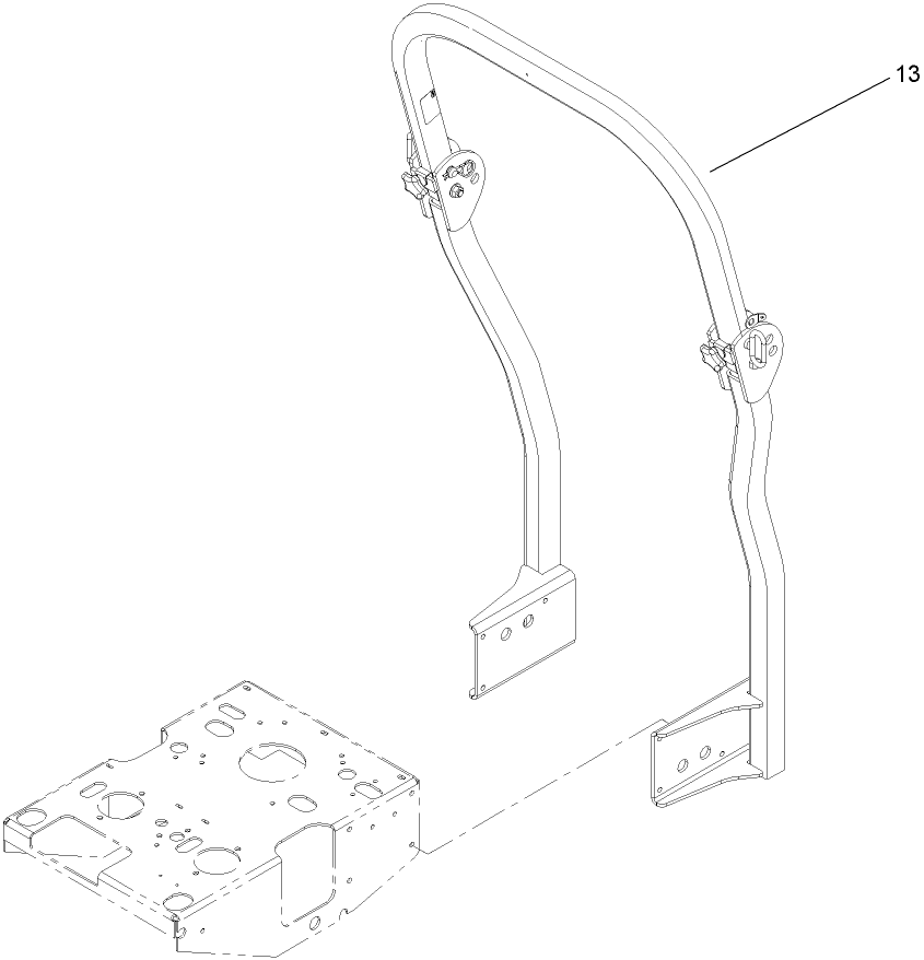 Roll-Over-Protection-System Assembly