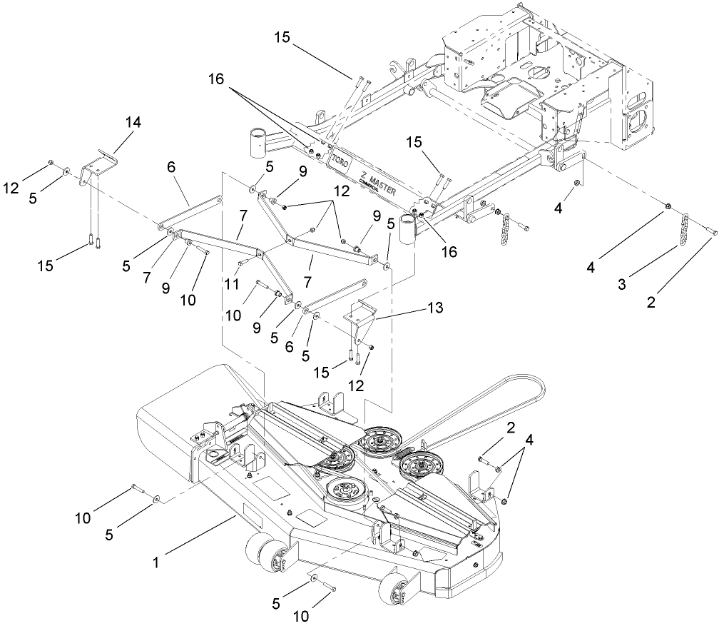 Deck Mounting Assembly