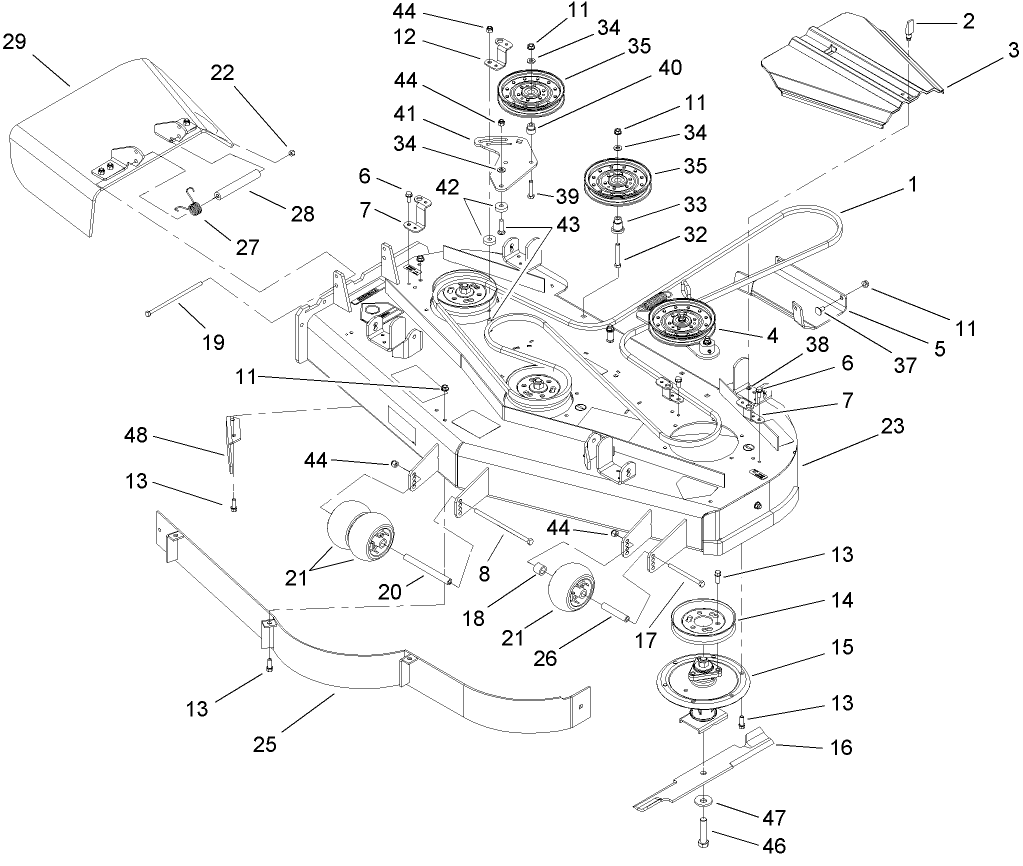 Deck Assembly No. 107-1694