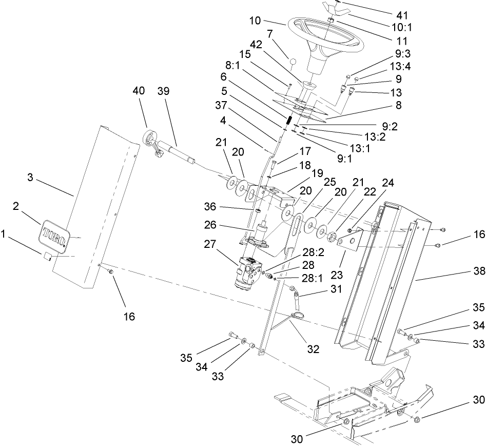 Steering Tower Assembly