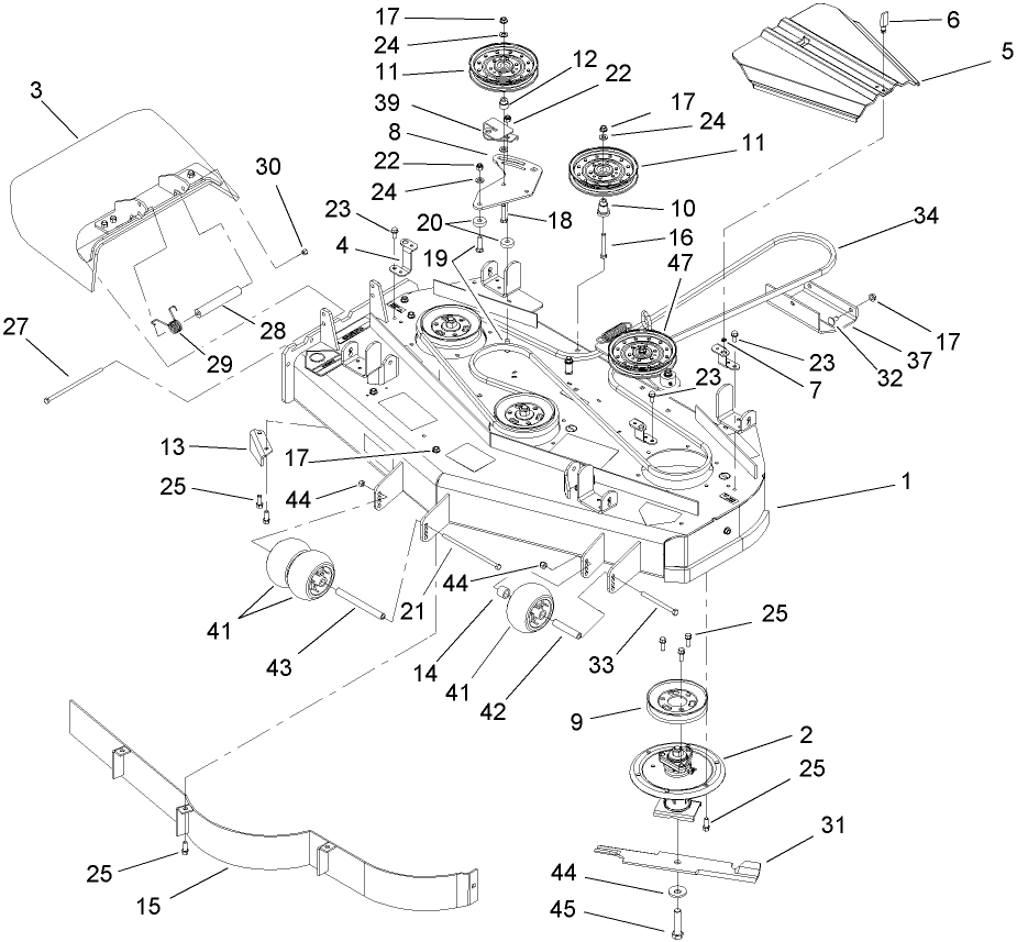 Deck Assembly No. 107-1667