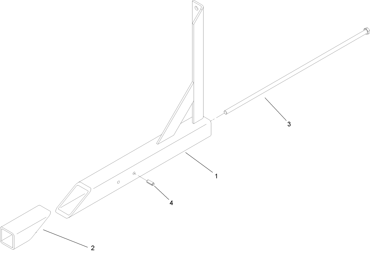 Left Hand Boom Mount Assembly