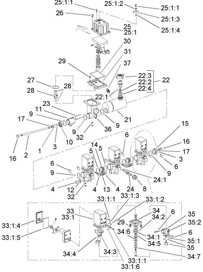 EVC Control Valve Assembly
