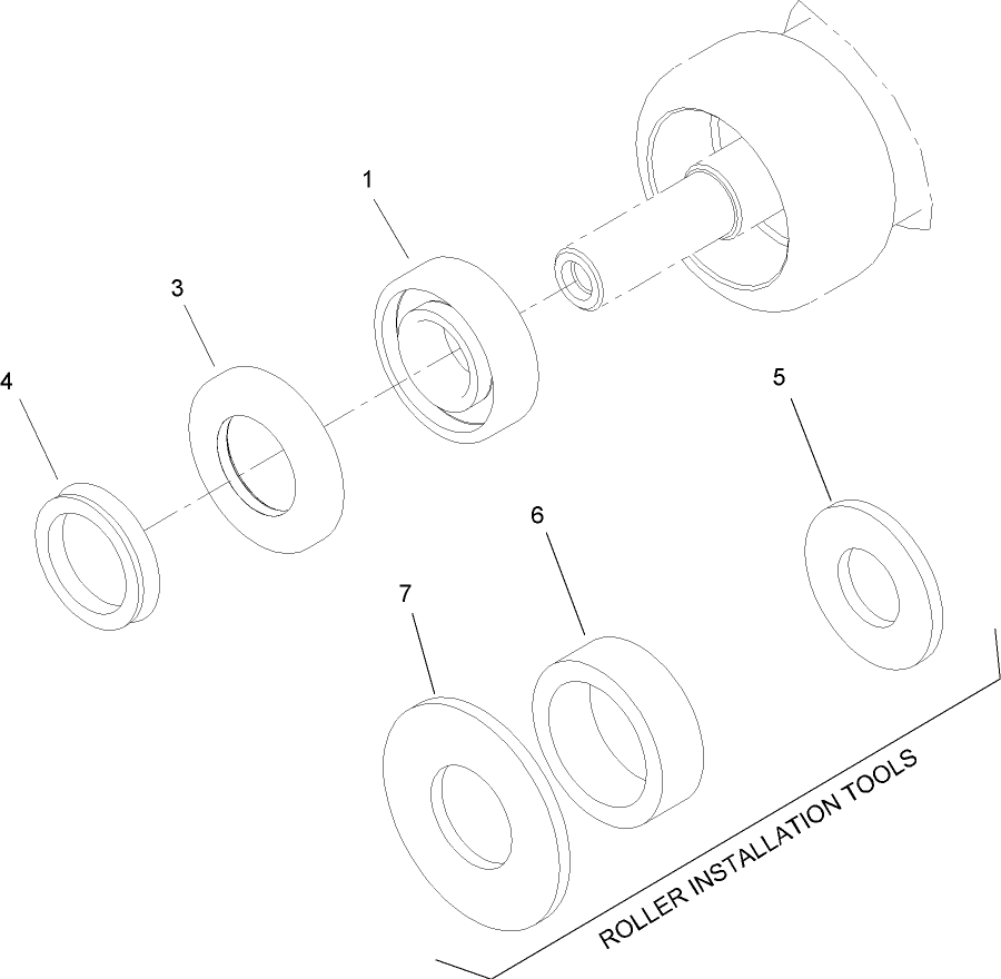 Roller Rebuild Kit No. 107-1594