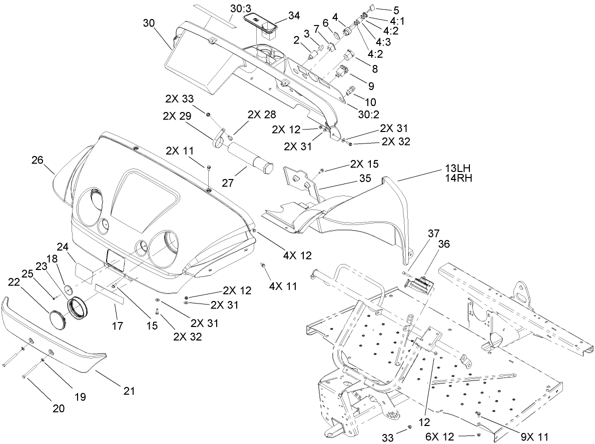 Hood and Fender Assembly