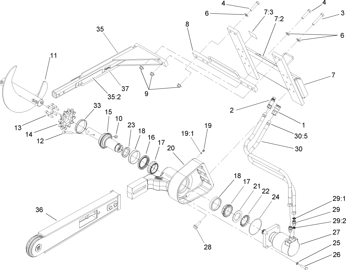 Trencher Assembly