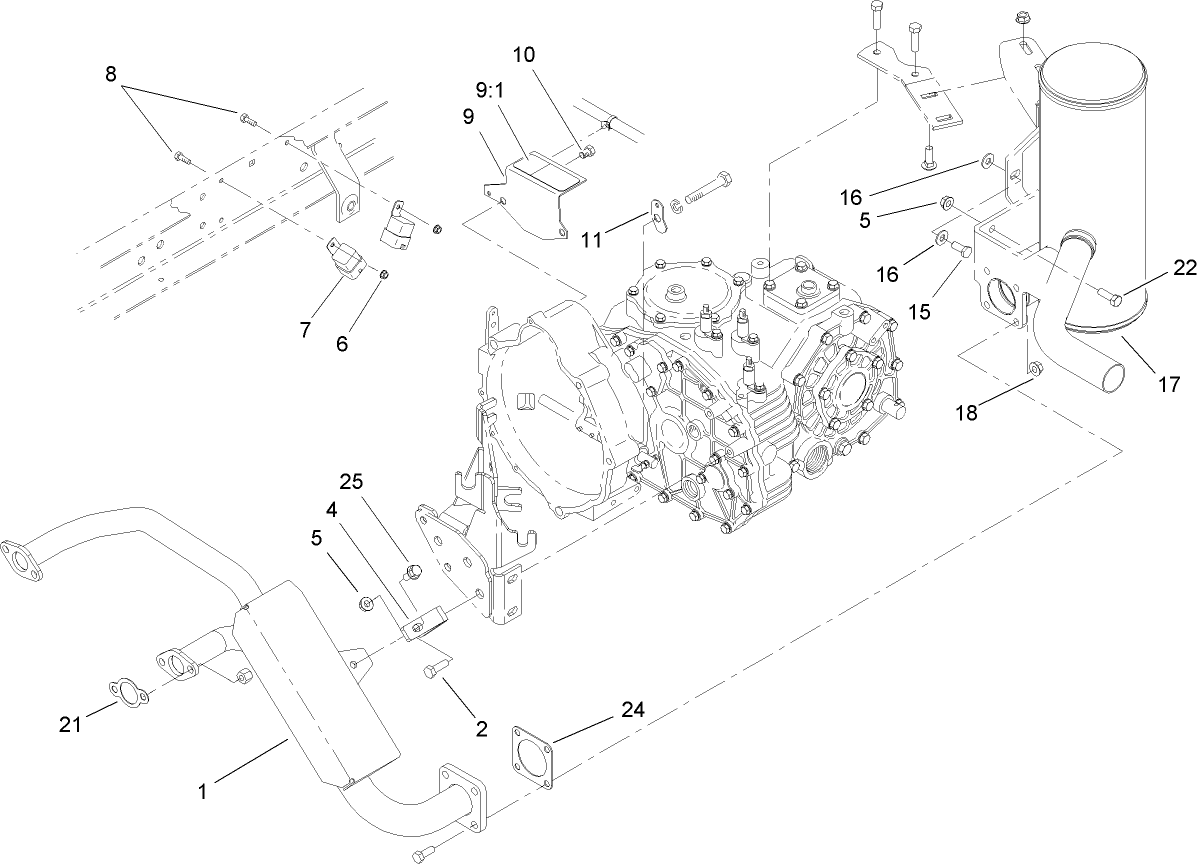 Muffler and Relay Assembly