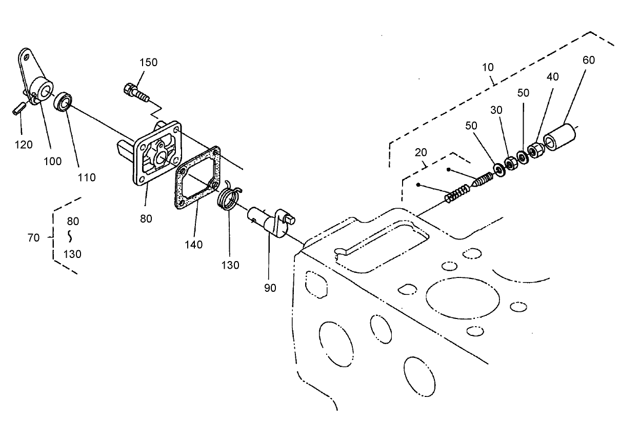 Engine Stop Lever Assembly