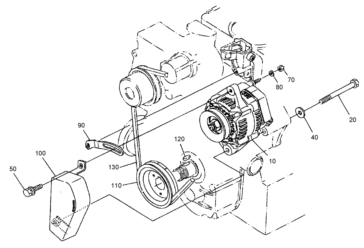 Alternator and Pulley Assembly