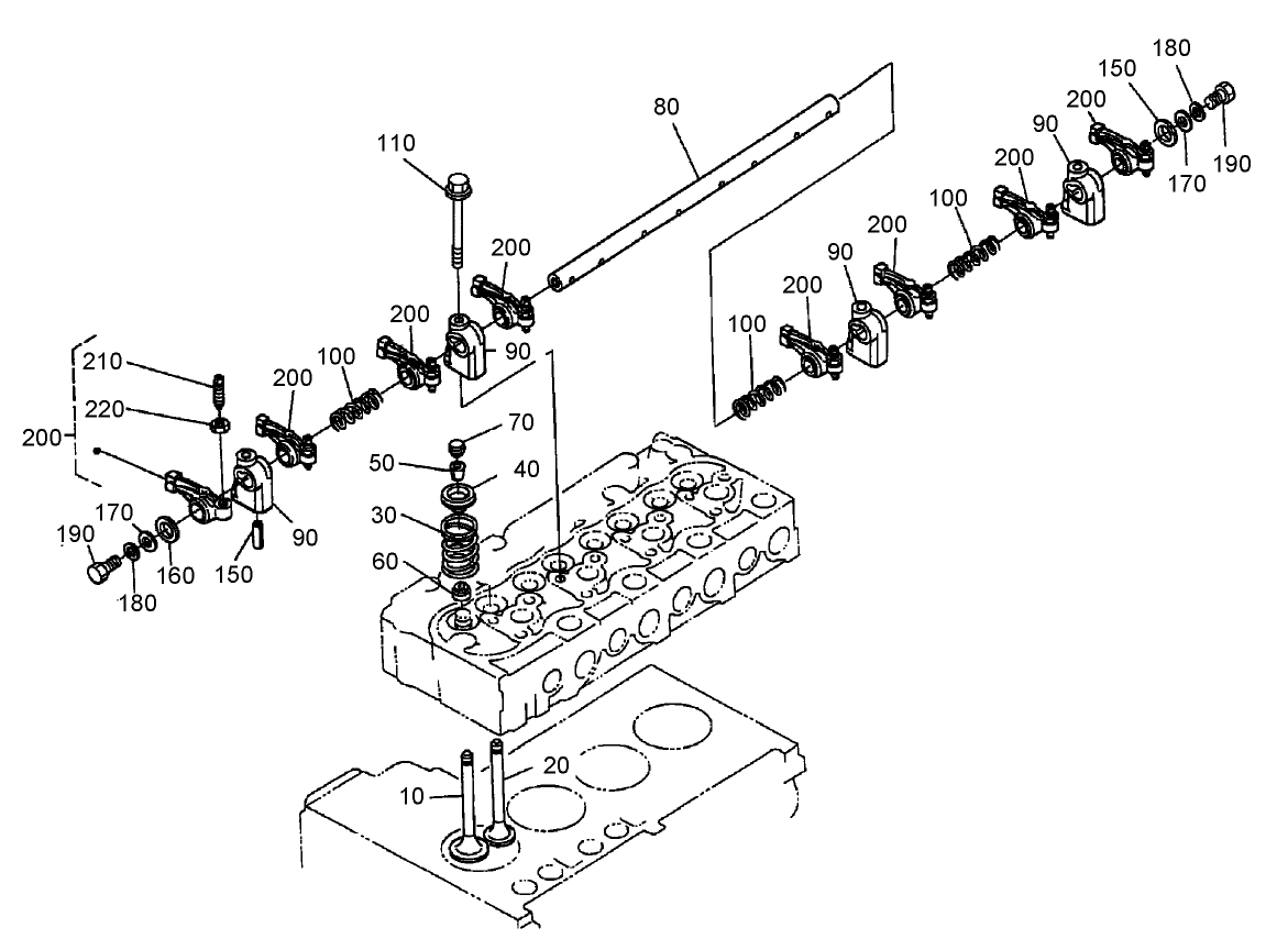 Valve and Rocker Arm Assembly