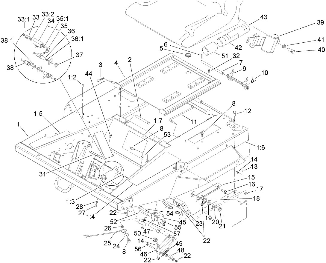 Platform and Seat Base Assembly
