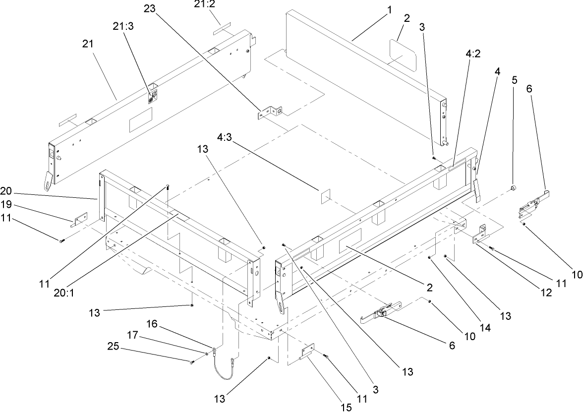 Fold Down Side Assembly