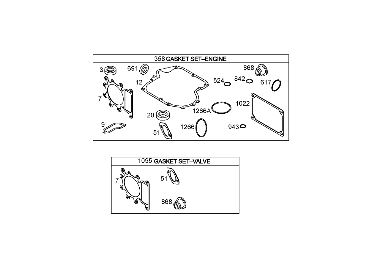 Gasket Assembly Briggs and Stratton 286H77-0165-E1