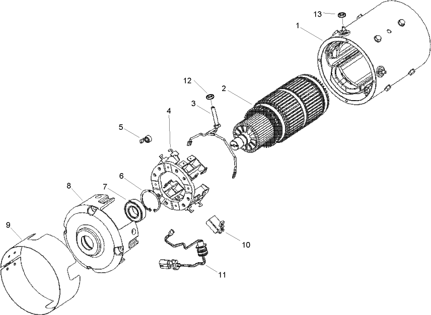 Electric Motor Assembly No. 104-7335