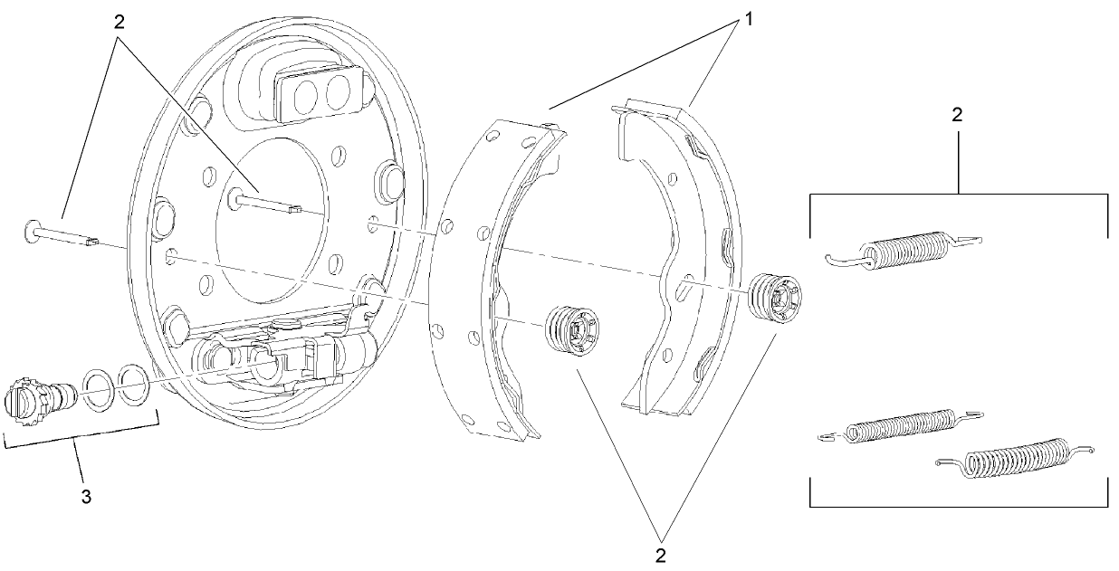 Left Hand Brake Assembly No. 108-2419