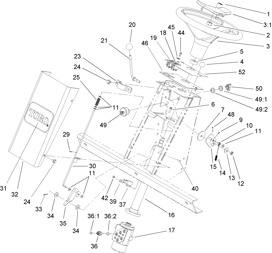 Steering Tower Assembly