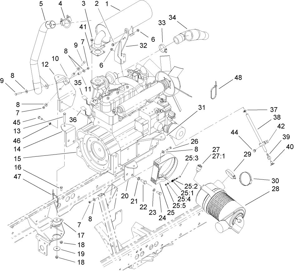 Engine Installation Assembly